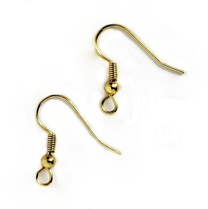 304 Stainless Steel Coil And Ball Earring Hooks Ear Fish - Temu